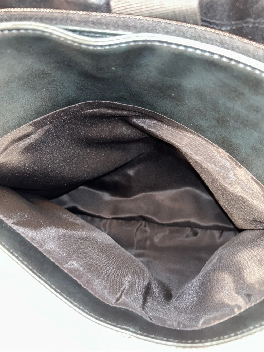 Oak Leathers Black Men's/Woman’s Vegan Leather Messenger Bag 14 x 11 x 3